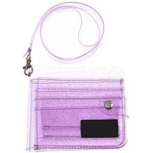 Vrouwen Transparante Kaarthouder Cartera Mujer Dames Draagbare Mode Vrouwen Casual Hand Strap Wallet