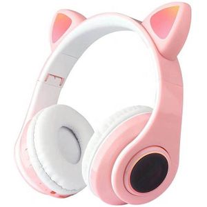 Kat Draadloze V5.0 Stereo Oortelefoon Bluetooth Hoofdtelefoon Muziek Headset Fm Sd-kaart Met Mic Voor Mobiele Xiaomi Iphone Sumsamg Tablet
