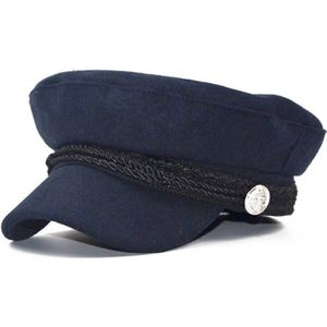 Mannen Vrouwen Winter Griekse Visser Sailor Cap Fiddler Hoed Pet Sport Achthoekige Cap Retro Baret Met De rand Cool