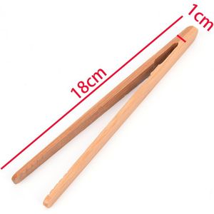 1Pcs Kongfu Hout Kleur Thee Gebruiksvoorwerp Pincet Thee Clips 18Cm Bamboe Pincet Geweven Bamboe