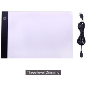 Chipal A4 Tekening Tablet Digitale Grafische Pad Usb Led Light Box Tracing Kopiëren Boord Elektronische Art Grafische Schilderen Schrijven Tafel
