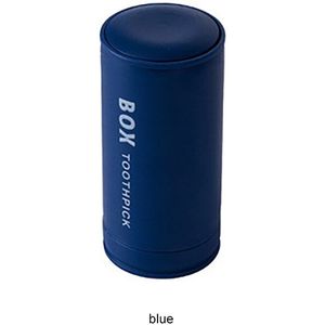 Druk Type Tandenstoker Pot Creatieve Automatische Pop-Up Tandenstoker Cartridge Wattenstaafje Stok Opslag Cartridge Tandenstoker Box