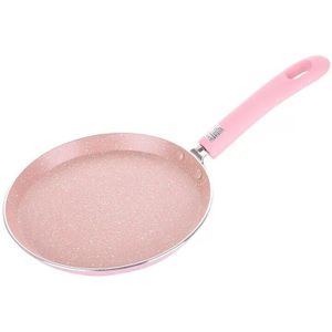 10 /8 Inch Ontbijt Taart Pot Pizza Plaat Gebakken Ei Non-stick Bakken Pot Omelet Pannen Koekenpan japanse Stijl Roze Kookgerei Pan