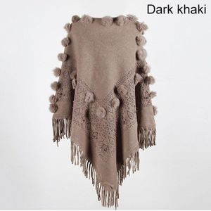 Vrouwen Truien Kralen Kwastje Trui Jas Mantel Losse Gebreide Sjaal Vest Dames Onregelmatige Truien Herfst Winter Tops