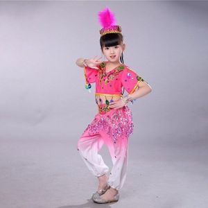 Kids Chinese Volksdans Kostuum Tang Han Oude Kostuum Traditionele Klassieke Kinderen Meisjes Chinese Hanfu Fee Jurk DWY1325