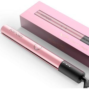 Kipozi Professionele V7 Rechttrekken Haar Krultang 30S Snel Warm-Up Thermische Prestaties Nano-Titanium Plaat Voor vrouw Haar