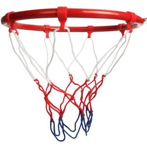 32cm/12.6 Inch Wall Mounted Hanging Basketball Hoop Ring Goal Net Rim Dunk Shooting Indoor Outdoor Basquetebol