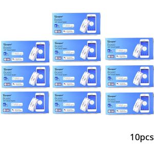 Itead Sonoff Basic Slimme Draadloze Wifi Schakelaar 220V 10A Licht Smart Domotica Diy Module Afstandsbediening Voor Alexa/Ewelink