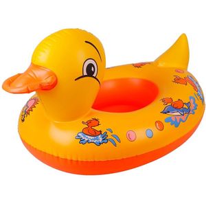 Gele Eend Float Kids Opblaasbare Baby Peuter Zwemmen Walvis Zwemmen Seat Zwembad Vis Ring