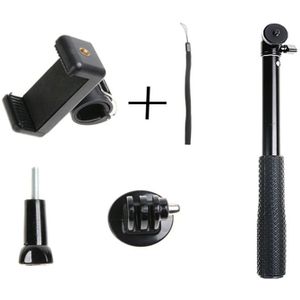 Uitschuifbare Selfie Stok 36 ''met Statief Stand Mount voor GoPro Hero 7 6 5 SJCAM Akaso voor Xiaomi Smartphones voor Dslr Camera