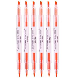 Fluorescerende Pen Double headed Kleur Voorbewerken Sleutel Schilderij Set Pen Snoep Marker Pen Studenten Met EEN Set Van Silver Studenten