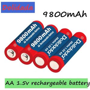 1 ~ 12 Stks/partij Aa Oplaadbare Batterij 9800Mah 1.5V Alkaline Oplaadbare Batery Voor Led Licht Speelgoed mp3