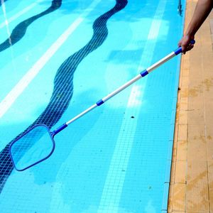 Zwembad Netto Draagbare Blad Skimmer Visnet Met Telescopische Hengel Kuuroorden Cleaning Tool Draagbare Duurzaam Benodigdheden