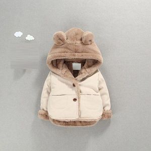 Meisje Jongen Baby Winter Kleding Outfits Dikke Warme Katoen Bovenkleding Voor Pasgeboren Baby Jongens Meisjes Kleding Casual Capuchon Jassen