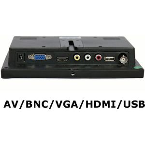 Zhixianda H0716 7 Inch 1024*600 16:9 Av Bnc Vga Hdmi Signaal Draagbare Mini Lcd Monitor Met Twee luidsprekers