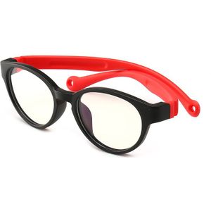 Optische Glazen Frame Voor Kinderen Jongen Meisjes Bijziendheid Brillen Frames Met 0 Graden Lenzen Vlakte Punten Kids Unisex F8155