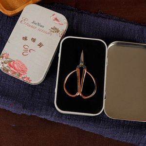 Scherpe Kleine Schaar Diy Naaibenodigdheden En Accessoires Vintage Gouden Mini Scissor Professionele Kleermaker Schaar