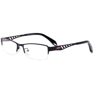 Mode Brillen Frame Voor Mannen Brillen Optische Semi-Randloze Legering Man Bril Frame Half Velg Recept Bril