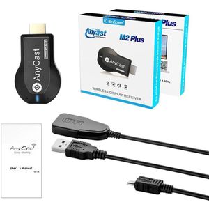 Tv Stick 1080P Draadloze Wifi Beeldscherm Tv Dongle Receiver Voor Anycast M2 Plus Voor Airplay 1080P Hdmi Tv stok