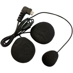Type-C Interface Jack Helm Microfoon Speaker Headset Voor BT-S2 BT-S3 Intercom Motorfiets Bluetooth