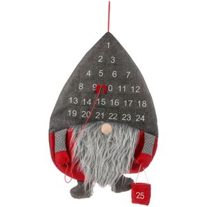 24 dagen Santa Kerst Advent Kalender met Opknoping Zakken Thuis Woonkamer Deur Muur Decors Kerst Xmas Countdown Kalender