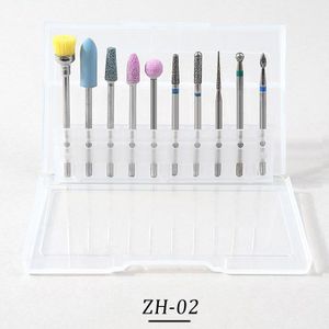 10pcs Frees Voor Manicure Millers Manicure Slijpmachine Molen Nagel Boren Set Pedicure Elektrische Boor Accessoires