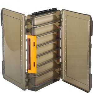 Donql Vissen Box Voor Baits Dubbelzijdig Plastic Lokken Dozen Fly Visgerei Opbergdoos Levert Accessoires Hoge Sterkte