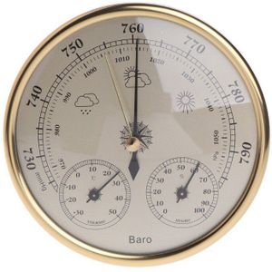 Muur Gemonteerde Multifunctionele Thermometer Hygrometer Hoge Nauwkeurigheid Manometer Air Weer Instrument Barometers