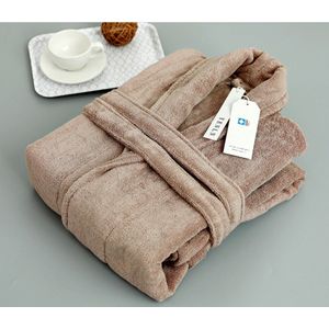 Japanse Stijl Badjas 100% Katoen Dikke Warme Handdoek Fleece Kimono Badjas Winter Badjas Hotel Spa Zachte Nachtkleding Gewaden