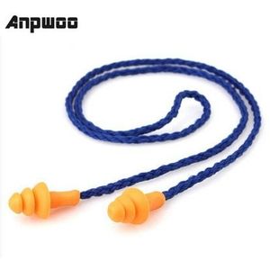 10Pcs Zachte Siliconen Snoer Oordoppen Oren Protector Herbruikbare Gehoorbescherming Ruisonderdrukking Oordopjes Oorbeschermer Oor Bescherming