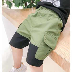 Jongens Shorts Katoen Cargo Shorts Met Zakken 2 3 4 5 6 Jaar Oude Jongen Zomer Korte Broek Maat: 90-130