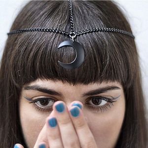 Gothic Haaraccessoires Voor Vrouwen Maan Wizard Crystal Water Haar, Gothic Haar