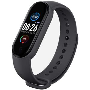 Bakeey M5 Smartwatch Bloeddruk Zuurstof Monitor Bericht App Push Fitness Track Kleur Scherm Blueooth Smart Horloge Android Ios