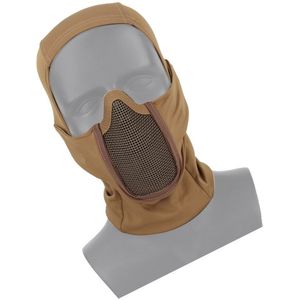 1 Pc Staal Mesh Hoofddeksels Mode Ademende Elastische Ski Gezicht Hood Head Gear Voor Vissen