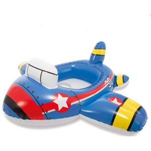 3 stijl Vliegtuig spitmachine Zwemmen Ring Drijvende Zomer Kid Kinderzitje opblaasbare zwembad floaties swimtrainer