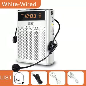 Draagbare High-Power Draadloze Audio Voice Versterker Bedrade Microfoon Mobiele Teaching Speaker Speciale Luidspreker Voor Tour Guide
