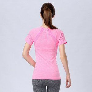 T Shirts Vrouwen Sport Tops Solid Stretch Jogging Running T-shirts Fitness Korte Mouwen T-shirts Vrouwen Zomer Ademend Snel Droog