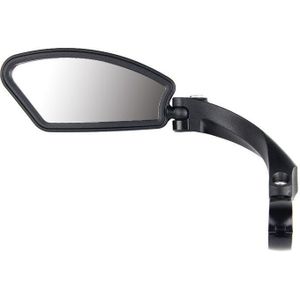 Naait-Hafny 1Pc MR080 Rvs Lens Fiets View Spiegel Clear Breed Scala Back Zicht Bike Reflector Hoek verstelbare