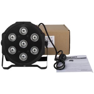 Led 7X12W Rgbw Wash Par Licht Dmx Stage Effect Verlichting Voor Dj Disco Ball Bar Geluid party Stroboscopen Kerstverlichting