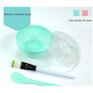 10 Kits Diy Gezichtsmasker Make-Up Tools Borstel Lepel Stok Kom Compressie Masker Profissional Make-Up Borstel Cosmetica