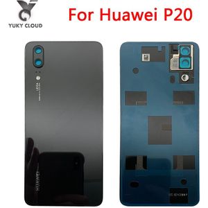 100% Originele Huawei P20 Batterij Cover Voor P20 Vervang De Batterij Cover Met Camera Cover P20