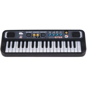 Multifunctionele Mini Elektronische Piano Met Microfoon Abs Kinderen Draagbare 37 Toetsen Digitale Muziek Electone Toetsenbord
