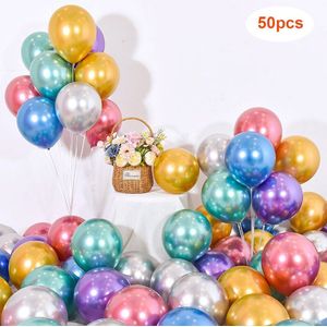 10/50Pcs Glossy Pearl Latex Ballonnen Kleurrijke Ballonnen Gelukkige Verjaardag Party Globos Diy Kinderen Speelgoed Levert Helium ballon