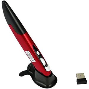 Mini 2.4GHzB Wireless Mouse Optical Pen Air Mouse Verstelbare DPI voor Laptops Desktops Computer Randapparatuur