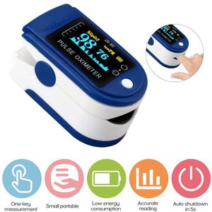 Vinger Pulsoximeter Blood Oxygen Monitor Zuurstof Verzadiging Monitor Oximeter Hartslagmeter Zonder Batterij