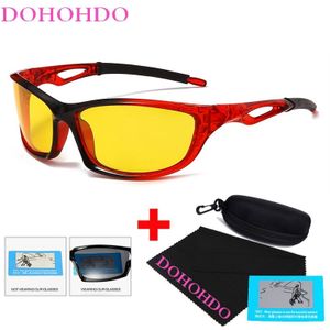 Dohohdo Anti Glare Night Vision Bril Voor Mannen Vrouwen Sport Gepolariseerde Zonnebril Klassieke Driving Goggle