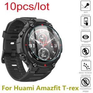 10Pack Voor Huami Amazfit T-Rex Gehard Glas Screen Protector 9H Krasbestendig Explosieveilige Smartwatch beschermende Glas