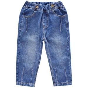 Baby Meisjes Jeans Mode Lente Denim Broek Leuke Pocket Jeans Voor Kinderen Kinderen Losse Broek Broek Kleding