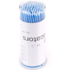 100 stks/partij Microbrushes Wegwerp Make-Up Kwasten Individuele Lash Verwijderen Gereedschap Wattenstaafje Micro Borstels Wimper Extensions Tools