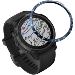 Styling Frame Case Voor Garmin Fenix 6S/6S Pro/6S Sapphire Smart Horloge Roestvrij Staal cover Anti-Kras Bescherming Bezel Ring